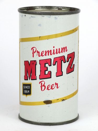 1956 Metz Premium Beer 12oz 99-17.2, Flat Top, Omaha, Nebraska