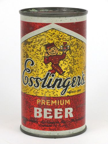 1950 Esslinger's Premium 12oz 60-21, Bank Top, Philadelphia, Pennsylvania