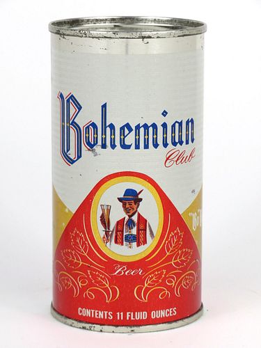 1967 Bohemian Club Beer 11oz 40-27.1, Flat Top, Portland, Oregon