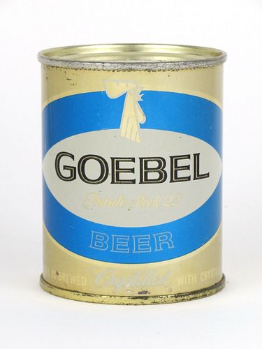 1958 Goebel Private Stock 22 Beer 8oz 241-25, Flat Top, Detroit, Michigan