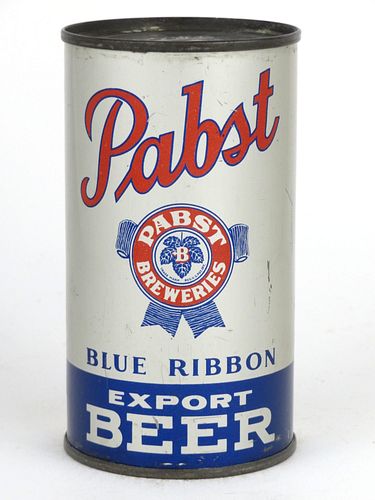 1939 Pabst Blue Ribbon Export Beer (Display Can) 12oz OI656, Flat Top, Milwaukee, Wisconsin