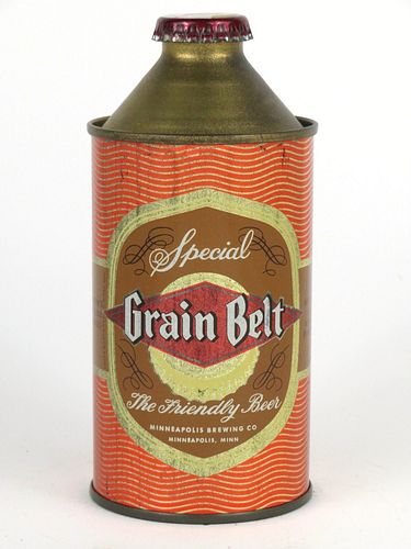 1950 Grain Belt Special Beer 12oz 167-18, High Profile Cone Top, Minneapolis, Minnesota