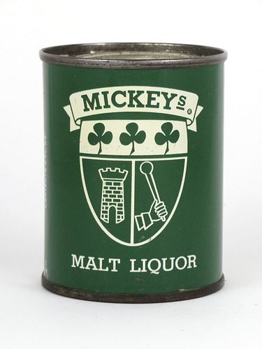 1959 Mickey's Malt Liquor 8oz 242-02, Flat Top, Evansville, Indiana