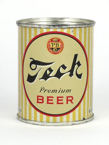 1957 Tech Premium Beer 8oz 242-19, Bank Top, Pittsburgh, Pennsylvania