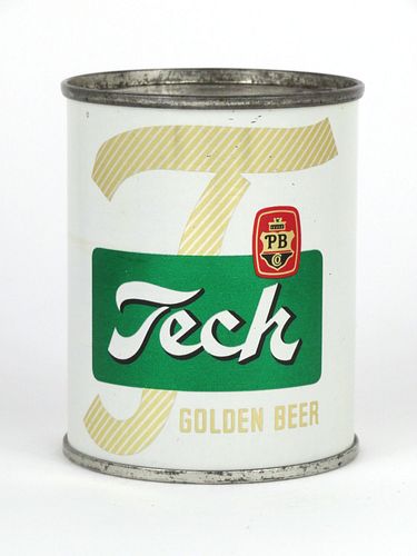 1957 Tech Golden Beer 8oz 242-21, Bank Top, Pittsburgh, Pennsylvania