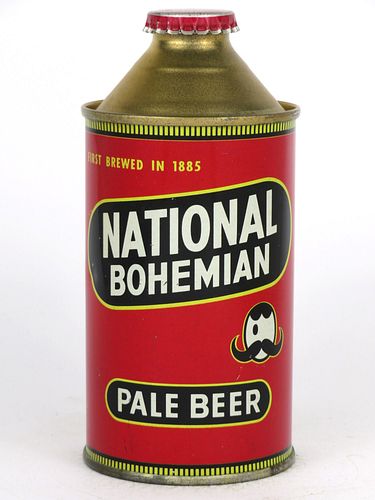 1950 National Bohemian Pale Beer 12oz 175-07V, High Profile Cone Top, Baltimore, Maryland