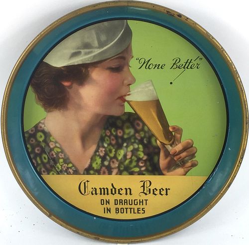 1933 Camden Beer 12 inch tray, Camden, New Jersey