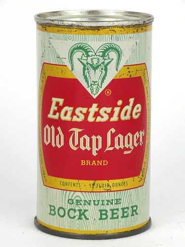 1958 Eastside Old Tap Bock Beer 12oz 58-23, Flat Top, Los Angeles, California