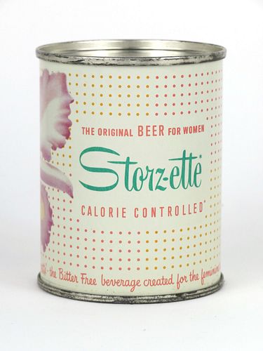 1955 Storzette Calorie Controlled Beer 12oz 242-17, Flat Top, Omaha, Nebraska