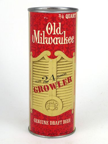 1968 Old Milwaukee Draft Beer 24oz 237-06, Flat Top, Milwaukee, Wisconsin
