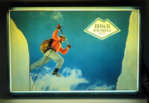 1958 Busch Bavarian Beer "Ice Climbing", Saint Louis, Missouri