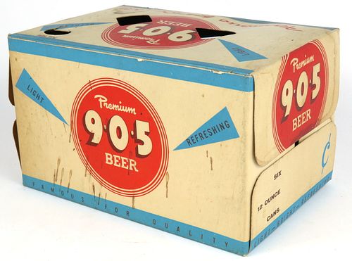 1960 9*0*5 Premium Beer 6 pack With 12oz Cup Cans South Bend, Indiana