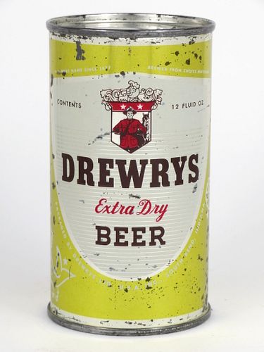 1956 Drewrys Extra Dry Beer Pisces/Aries 12oz 56-27, Flat Top, South Bend, Indiana