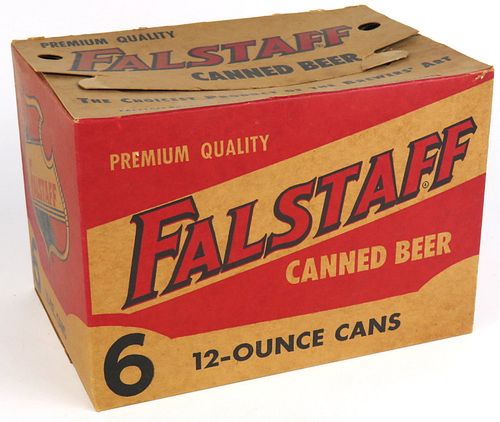1948 Falstaff Beer Cone Top 6 pack 12oz No Ref., High Profile Cone Top, Saint Louis, Missouri