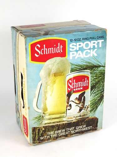 1975 Schmidt Beer Sport 12 Pack With 12oz Cans, Saint Paul, Minnesota