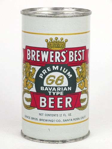 1958 Brewers Best Beer 12oz 41-39.2, Flat Top, Santa Rosa, California