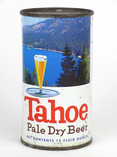 1958 Tahoe Pale Dry Beer 12oz 138-10.1, Flat Top, Santa Rosa, California