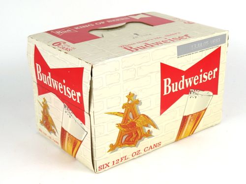 2005 Budweiser Beer throwback Six Pack With 12oz Cans, Saint Louis, Missouri
