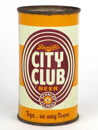 1952 City Club Beer 12oz 130-05, Flat Top, Saint Paul, Minnesota