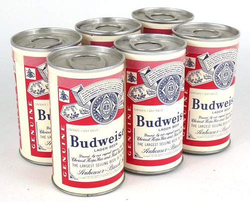 1980 Budweiser Beer Golf Balls Six Pack, Saint Louis, Missouri