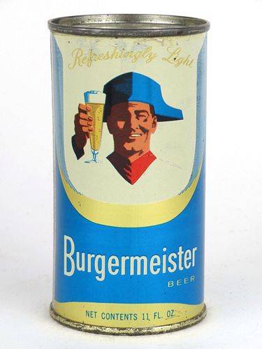 1968 Burgermeister Beer 11oz 47-04, Flat Top, San Francisco, California