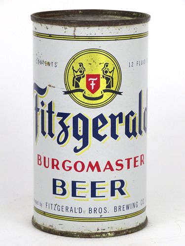 1951 Fitzgerald Burgomaster Beer 12oz 64-18, Flat Top, Troy, New York