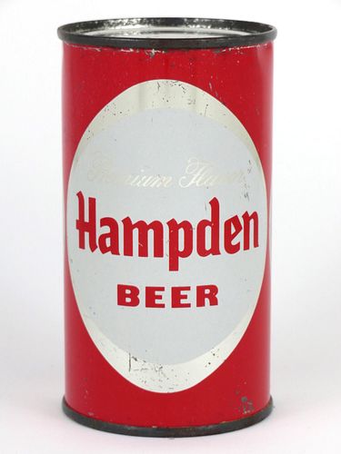 1959 Hampden Beer 12oz 80-01, Flat Top, Willimansett, Massachusetts