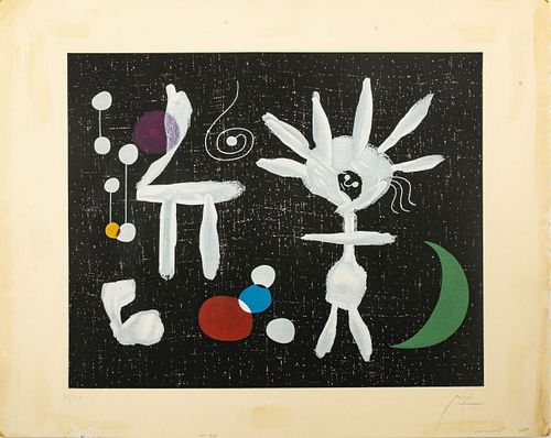 Joan Miro "La Pluie Matinale" Lithograph