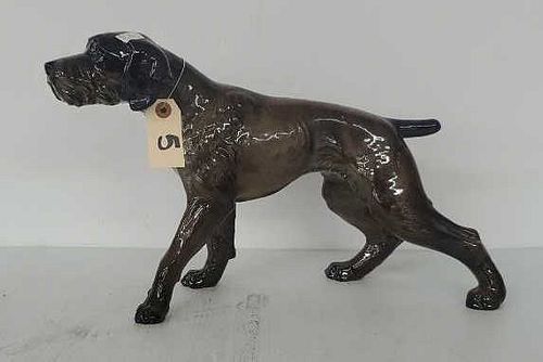 Large Goebel Wirehaired Pointer Figurine