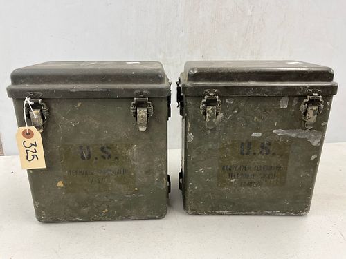 (2) U.S. Telegraph Boxes