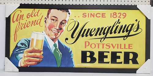 Retro Framed Tin "Yuengling's" Sign