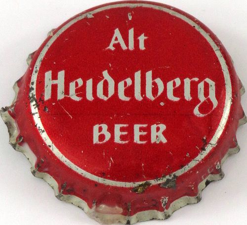 1954 Alt Heidelberg Beer Cork Backed crown Tacoma, Washington