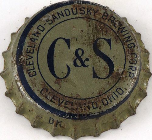 1937 Cleveland-Sandusky Brewing Co. Cork Backed crown Cleveland, Ohio