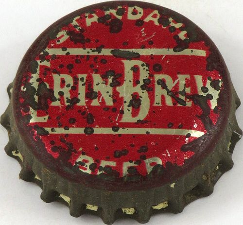 1933 Erin Brew Beer Cork Backed crown Cleveland, Ohio