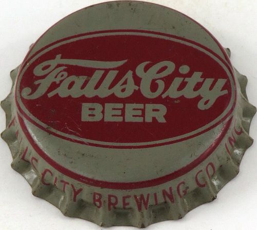1945 Falls City Beer Cork Backed crown Louisville, Kentucky