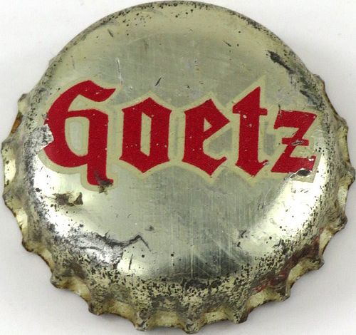 1933 Goetz Beer Cork Backed crown Spokane, Washington