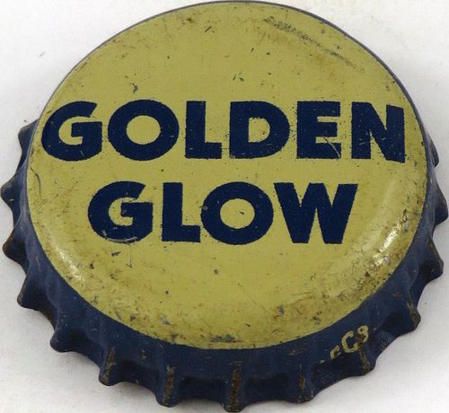 1938 Golden Glow Beer Cork Backed crown Oakland, California