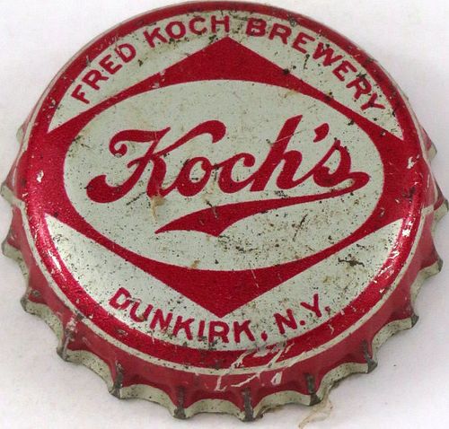 1956 Koch's Beer Cork Backed crown Dunkirk, New York