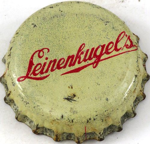 1948 Leinenkugel's Beer Cork Backed crown Chippewa Falls, Wisconsin