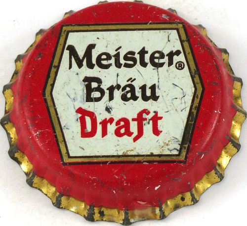 1962 Meister Bräu Draft Cork Backed crown Chicago, Illinois