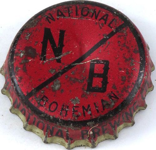 1940 National Bohemian Beer Cork Backed crown Baltimore, Maryland