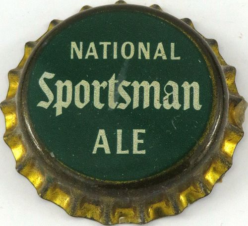 1954 National Sportsman Ale Cork Backed crown Detroit, Michigan