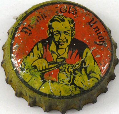 1933 Old Union Beer Cork Backed crown New Orleans, Louisiana