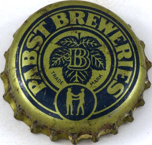 1938 Pabst Breweries ~KY tax Cork Backed crown Milwaukee, Wisconsin