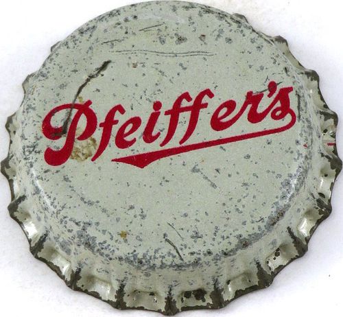 1958 Pfeiffer's Beer Cork Backed crown Detroit, Michigan