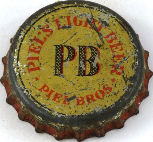 1943 Piel's Light Beer Cork Backed crown Brooklyn, New York