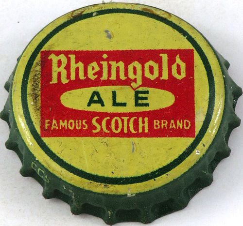 1949 Rheingold Ale Cork Backed crown New York (Brooklyn), New York