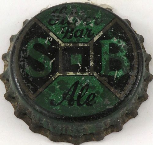 1948 Silver Bar Ale Cork Backed crown Tampa, Florida