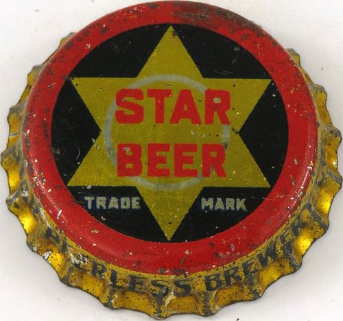 1934 Star Beer Cork Backed crown Belleville, Illinois