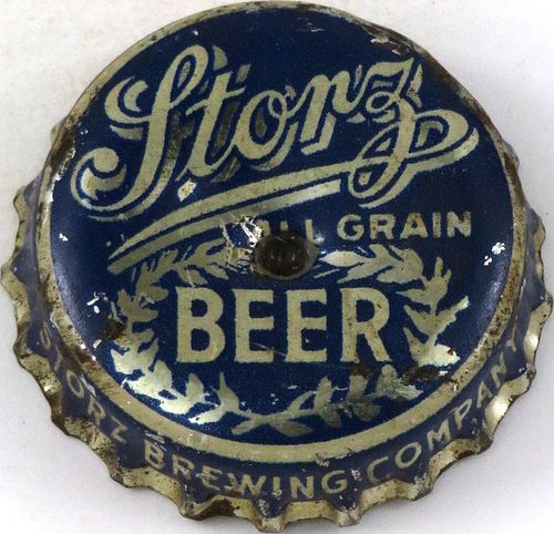 1933 Storz All Grain Beer Cork Backed crown Omaha, Nebraska